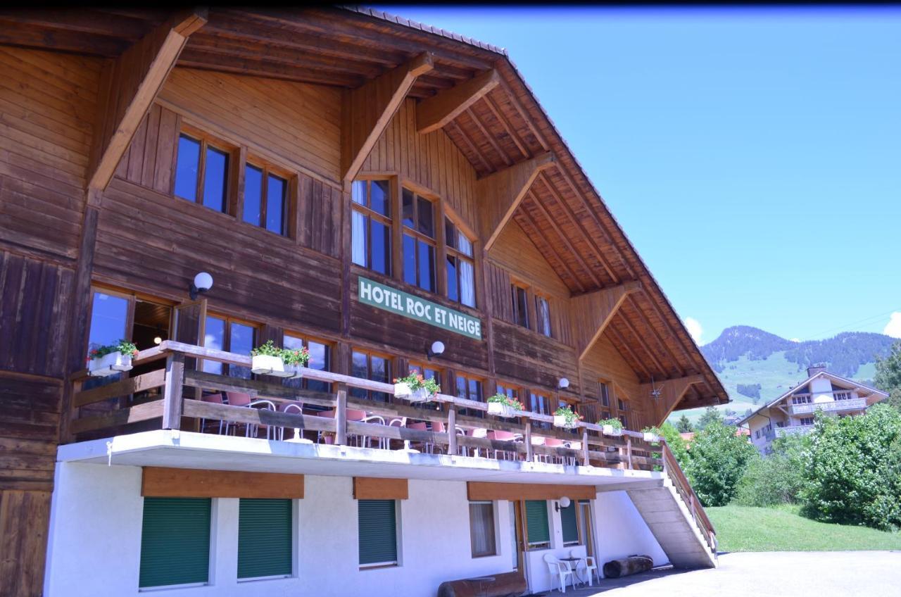 Hotel Roc Et Neige Chateau-d'Oex Dış mekan fotoğraf